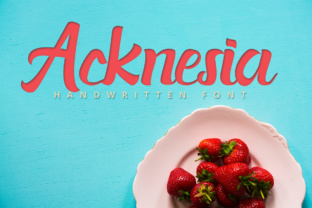 Acknesia Font: A Bold Script for Modern Branding