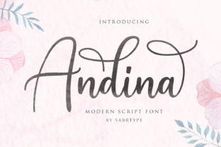 Andina Script: A Modern Typeface for Elegant Editorial Design