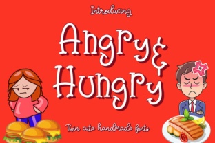 Angry Hungry: The Cute Script Handwritten Font for Scroll-Stopping Social Media Graphics