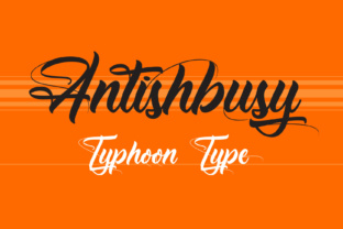 Antishbusy: The Character-Driven Script Font for Bold Small Business Branding