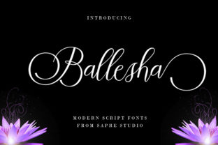 Ballesha: An Elegant Script Font for Polished Brand Identity