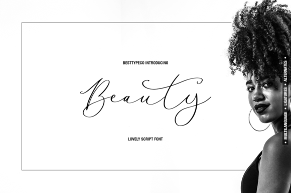 Beauty Lady: A Script Handwritten Font for Elegant Branding