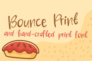 Bounce Print: A Script Handwritten Typeface for Editorial Design