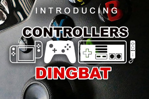 Controllers: A Gaming-Inspired Dingbats Font for Playful Branding