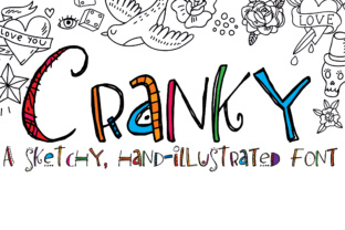 Cranky: A Hand-Drawn Script Font for Editorial Design