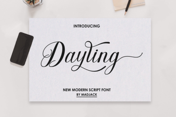 Dayling Script: Elevate Digital Brand Identity with Elegant Handwritten Typography