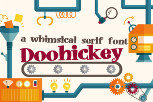 Doohickey Typeface: Whimsical Serif Fonts for Boutique Branding