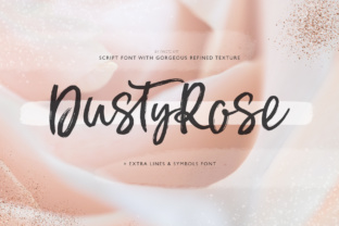 Dusty Rose: The Energetic Script Handwritten Font for Editorial Design