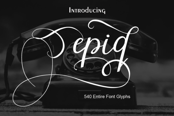 Epiq: A Modern Calligraphy Font for Editorial Design