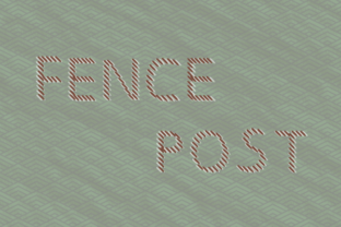 Fencepost: The Slanted Decorative Font for Bold Campaign Visuals
