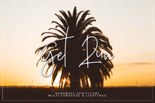 Get Run: A Fresh Calligraphy Font for Elegant Campaign Design