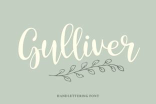 Gulliver: A Fresh Script Handwritten Font for Crafters