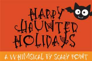 Happy Haunted Holidays Font: Whimsical Serif for Seasonal Crafts