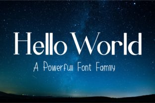 Hello World Family: A Modern Sans Serif for Polished Brand Identity
