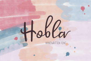 Hobla: The Smooth Handwritten Font for Editorial Design