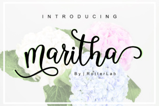 Maritha Script Typeface for Modern Digital Branding