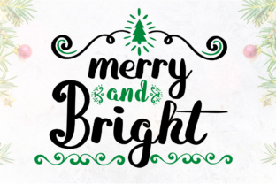 Merry and Bright Typeface for Festive Campaign Design