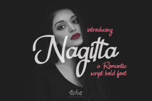 Nagitta Script Font for Romantic Brand Campaigns