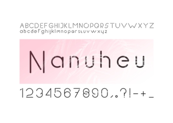 Nanuheu: The Decorative Typeface for Striking Campaign Visuals