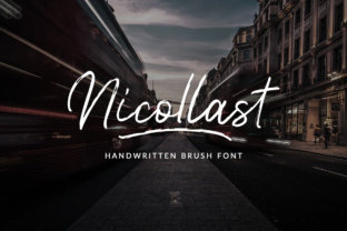 Nicollast Brush Font Review: Natural Dry Brush for Brand Identity