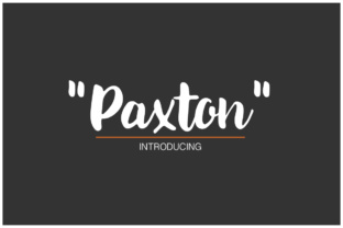 Paxton: A Chic Handwritten Font for Editorial and Brand Design