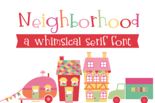 PN Neighborhood: A Whimsical Serif Typeface for Editorial Design