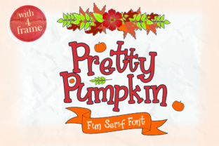 Pretty Pumpkin: A Fall-Themed Serif Font for Seasonal Editorial Design