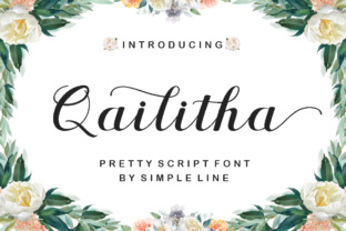 Qailitha Script: The Dynamic Brush Typeface for Modern Branding