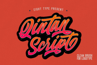 Qintan Script: The Bold Handwritten Typeface for Creative Brands