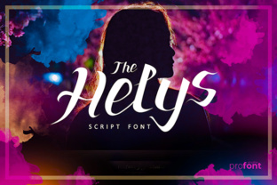 The Helys: A Casual Script Font for Urban Brand Identity