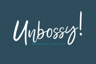 Unbossy Handwritten Script: A Modern Typography Choice for Digital Brands