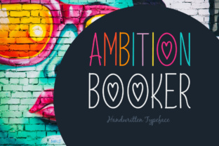 Upgrade Your Brand Identity With Ambition Booker Handwritten Fonts