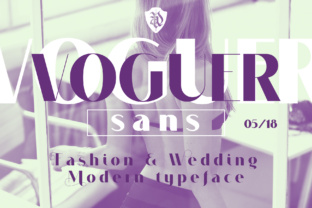 Voguer: The Elegant Sans Serif Typeface for Modern Digital Brands